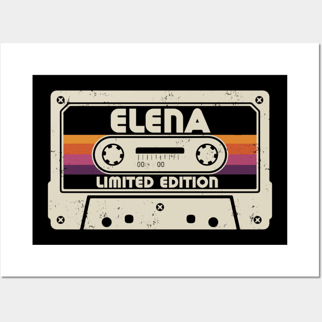 Elena Name Limited Edition Wall Art by Saulene